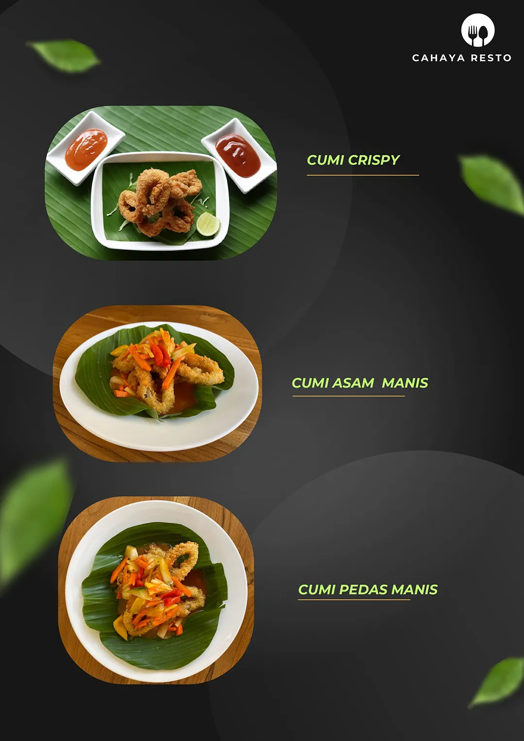 Cumi Special - Cahaya Resto Seafood Singaraja